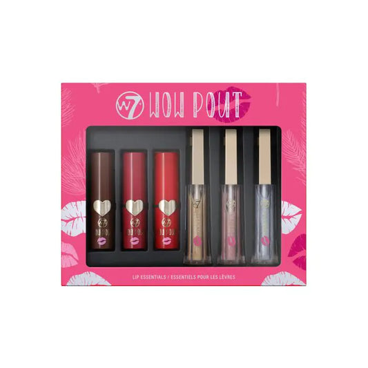 W7 - WOW POUT lip essentials 6 produits pour les lèvres